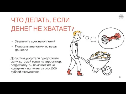 Увеличить срок накоплений Поискать аналогичную вещь дешевле ЧТО ДЕЛАТЬ, ЕСЛИ ДЕНЕГ