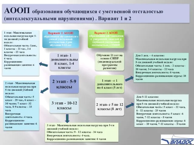 АООП образования обучающихся с умственной отсталостью (интеллектуальными нарушениями) . Вариант 1