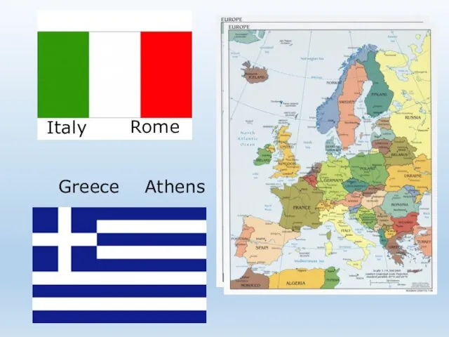 Italy Rome Athens Greece