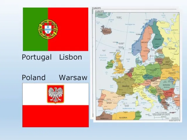 Portugal Poland Warsaw Lisbon