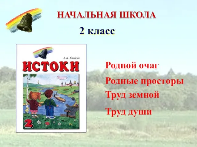 Родной очаг Родные просторы Труд земной Труд души 2 класс НАЧАЛЬНАЯ ШКОЛА