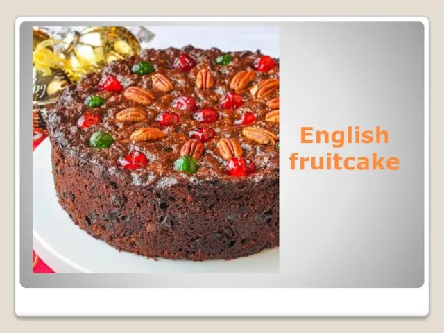 English fruitcake