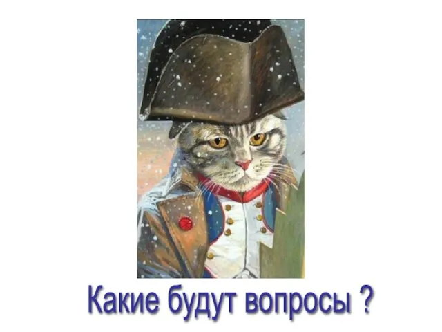 Какие будут вопросы ?