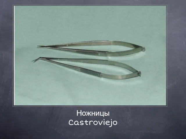 Ножницы Castroviejo