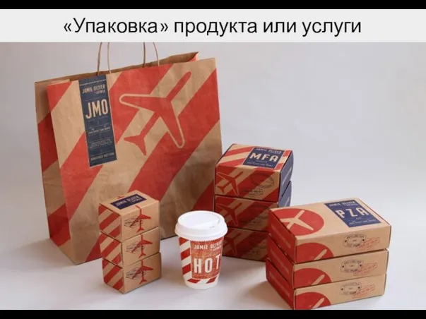 «Упаковка» продукта или услуги