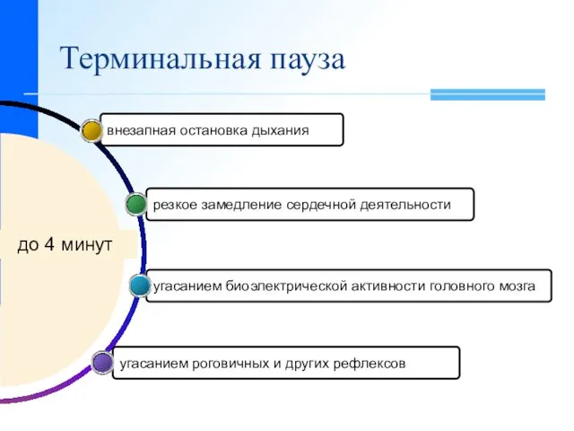 угасанием роговичных и других реф­лексов угасанием биоэлектрической активности головного мозга резкое