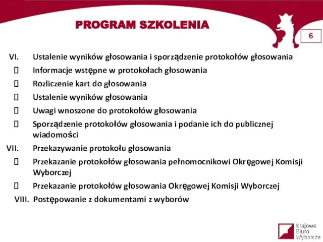 Ustalenie wyników głosowania i sporządzenie protokołów głosowania Informacje wstępne w protokołach