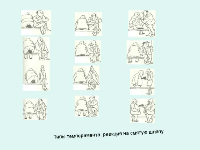 Типы темперамента: реакция на смятую шляпу