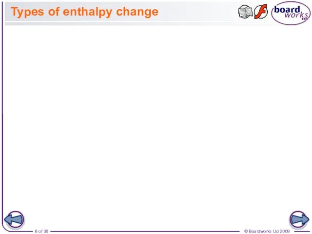 Types of enthalpy change