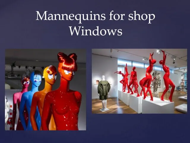 Mannequins for shop Windows