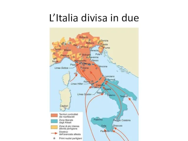 L’Italia divisa in due