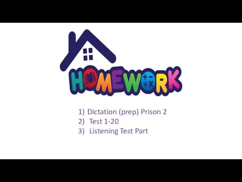 Dictation (prep) Prison 2 Test 1-20 Listening Test Part