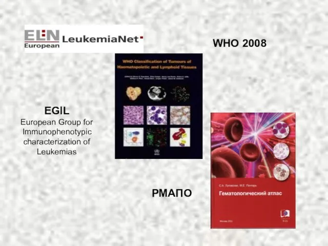 EGIL European Group for Immunophenotypic characterization of Leukemias WHO 2008 РМАПО