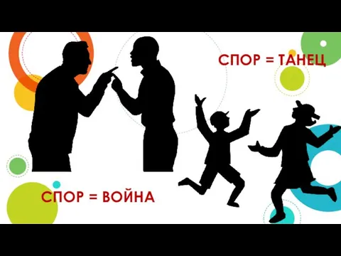 СПОР = ВОЙНА СПОР = ТАНЕЦ