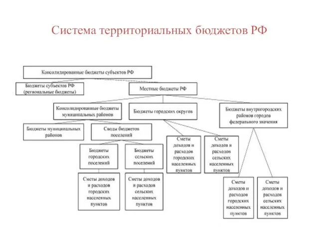 Система территориальных бюджетов РФ