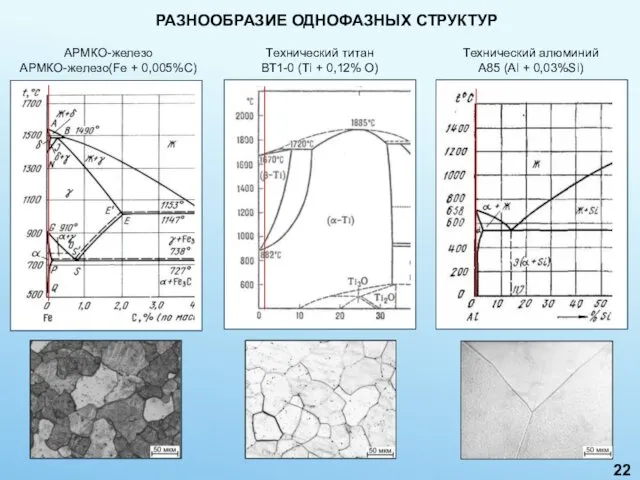 РАЗНООБРАЗИЕ ОДНОФАЗНЫХ СТРУКТУР