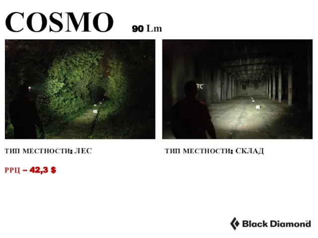 COSMO 90 Lm ТИП МЕСТНОСТИ: ЛЕС РРЦ – 42,3 $ ТИП МЕСТНОСТИ: СКЛАД