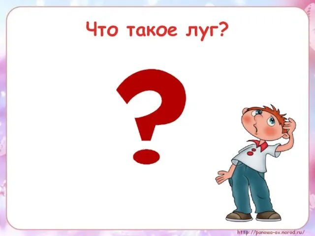 Что такое луг?