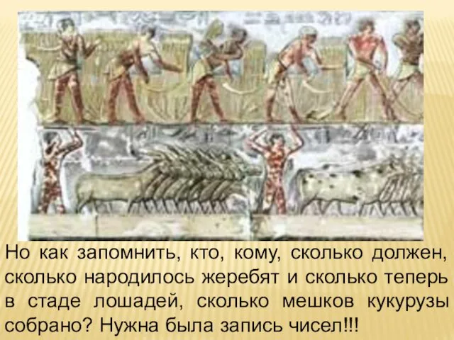 Но как запомнить, кто, кому, сколько должен, сколько народилось жеребят и