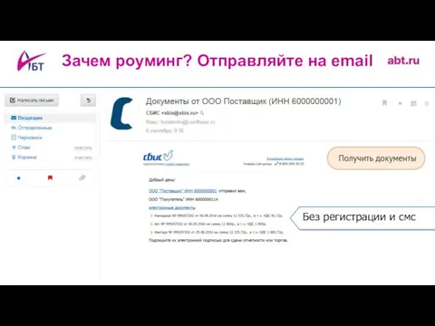 Зачем роуминг? Отправляйте на email Без регистрации и смс