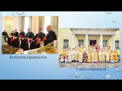 Коллегия кардиналов Синод епископов