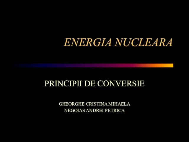 Energia nucleara