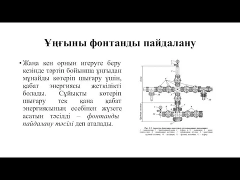 Ұңғыны фонтанды пайдалану Жаңа кен орнын игеруге беру кезінде тәртіп бойынша