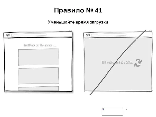 Правило № 41 Уменьшайте время загрузки