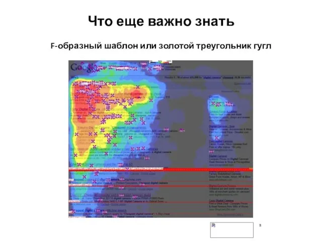 Что еще важно знать F-образный шаблон или золотой треугольник гугл