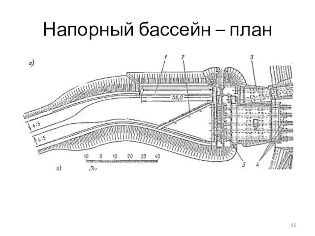 Напорный бассейн – план