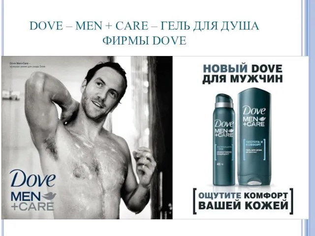 DОVE – MEN + CARE – ГЕЛЬ ДЛЯ ДУША ФИРМЫ DОVE