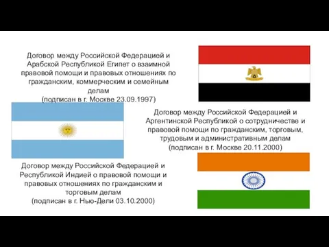 Договор между Российской Федерацией и Аргентинской Республикой о сотрудничестве и правовой
