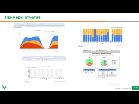 Примеры отчетов www.vocord.ru