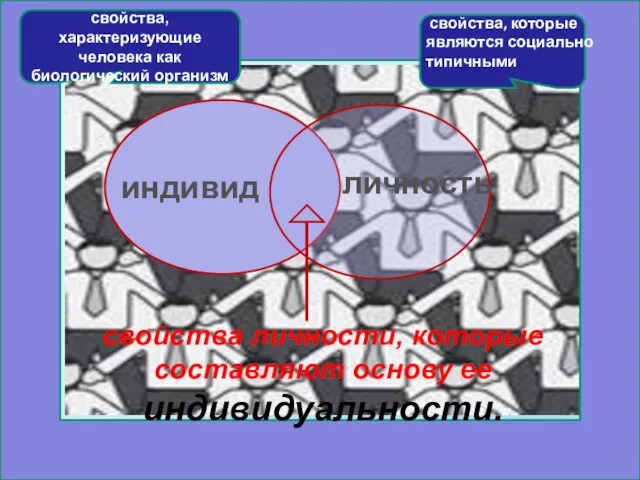 индивид личность свойства личности, которые составляют основу ее индивидуальности. свойства, которые