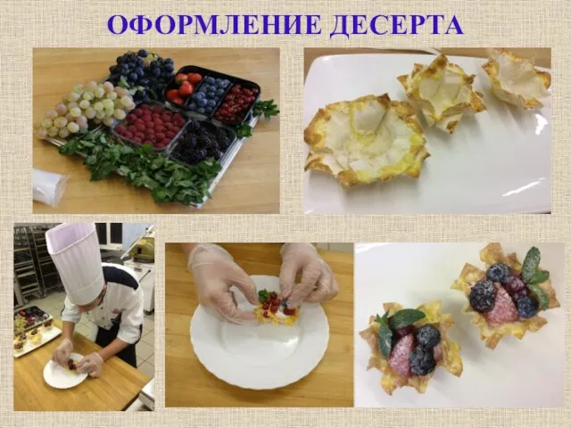 ОФОРМЛЕНИЕ ДЕСЕРТА