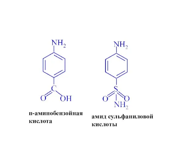п-аминобензойная кислота амид сульфаниловой кислоты