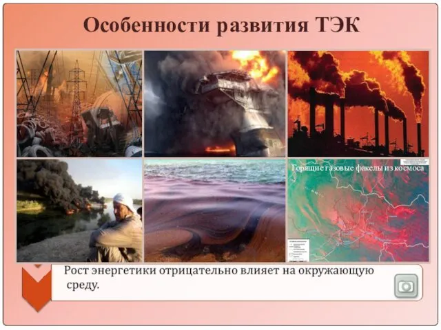 Особенности развития ТЭК