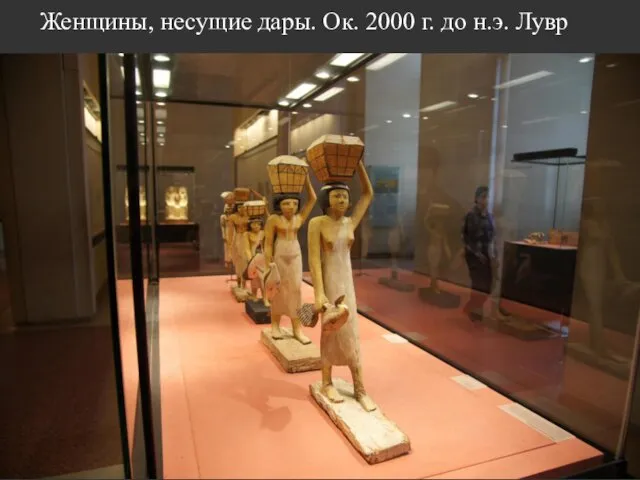 Женщины, несущие дары. Ок. 2000 г. до н.э. Лувр