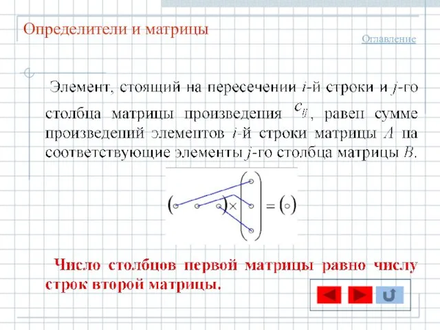 Определители и матрицы Оглавление