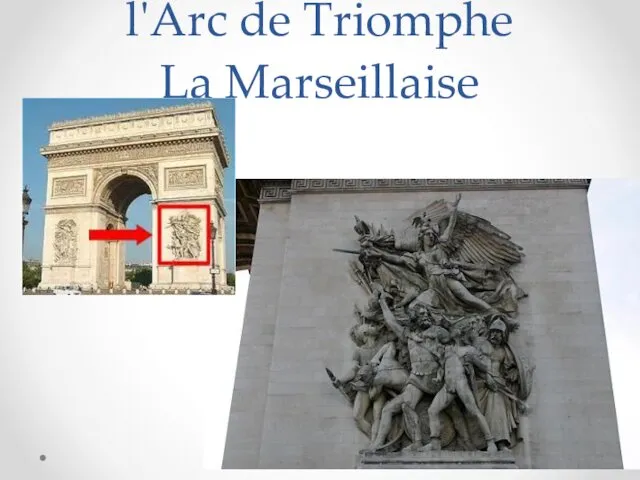 l'Arc de Triomphe La Marseillaise