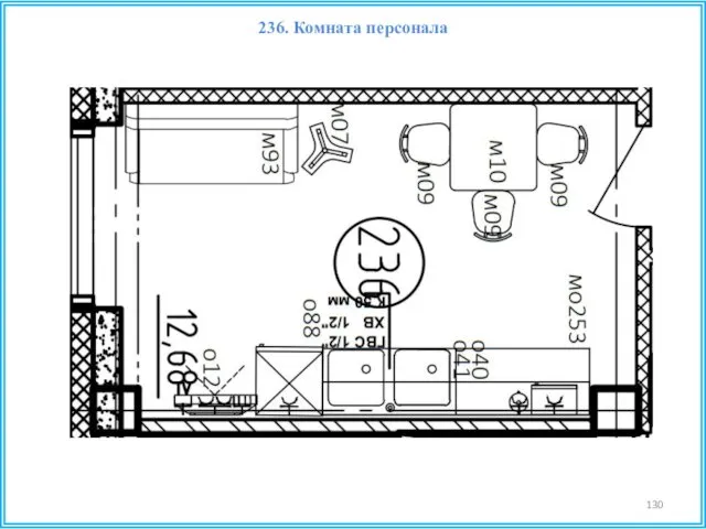 236. Комната персонала