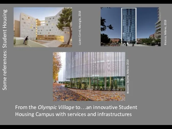 From the Olympic Village to…an innovative Student Housing Campus with services