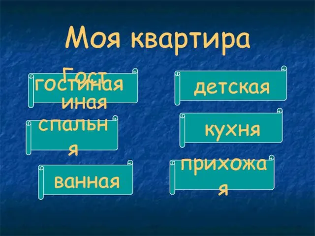 Моя квартира ванная спальня детская кухня прихожая Гост иная гостиная