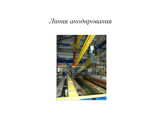 Линия анодирования