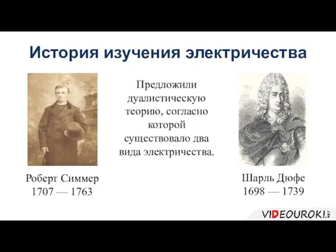 Роберт Симмер 1707 — 1763 Шарль Дюфе 1698 — 1739 Предложили