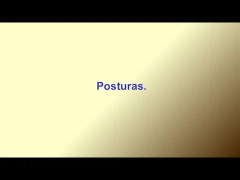 Posturas.