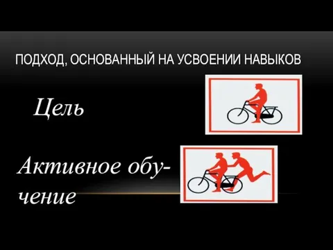 ПОДХОД, ОСНОВАННЫЙ НА УСВОЕНИИ НАВЫКОВ Цель Активное обу- чение