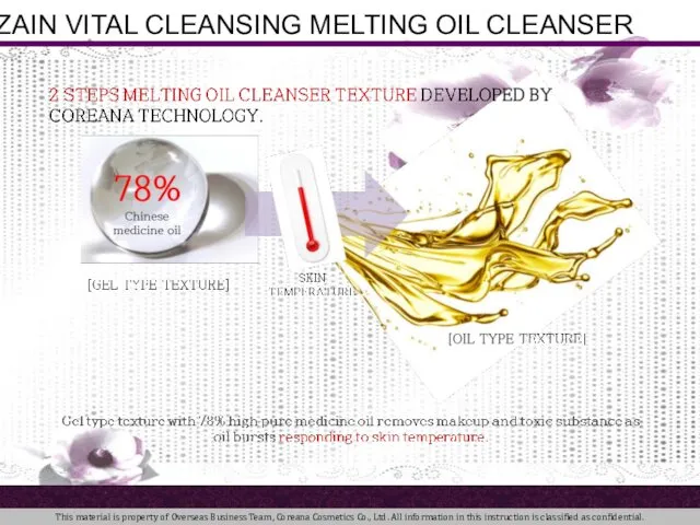 ZAIN VITAL CLEANSING MELTING OIL CLEANSER