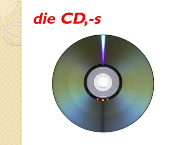 die CD,-s