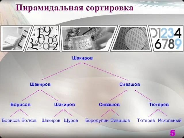 Пирамидальная сортировка Борисов Волков Тютерев Щуров Сивашов Искольный Шакиров Бородулин Борисов